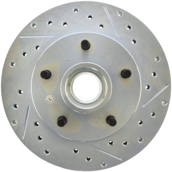 StopTech - StopTech Select Sport Drilled and Slotted Brake Rotor Front Left 227.66017L