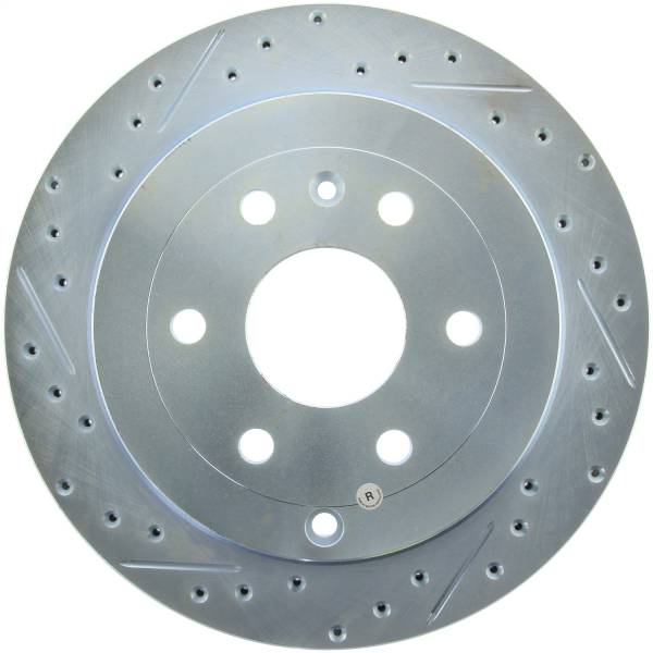 Stoptech - StopTech Select Sport Drilled and Slotted Brake Rotor Rear Right 227.66070R