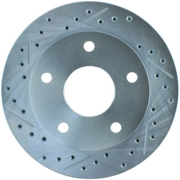 StopTech - StopTech Select Sport Drilled and Slotted Brake Rotor Front and Rear Right 227.67029R