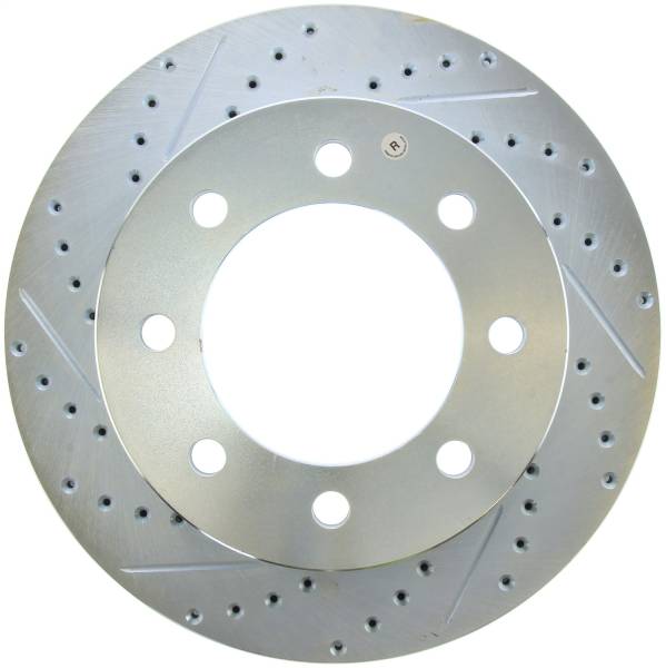 Stoptech - StopTech Select Sport Drilled and Slotted Brake Rotor Front Right 227.67061R