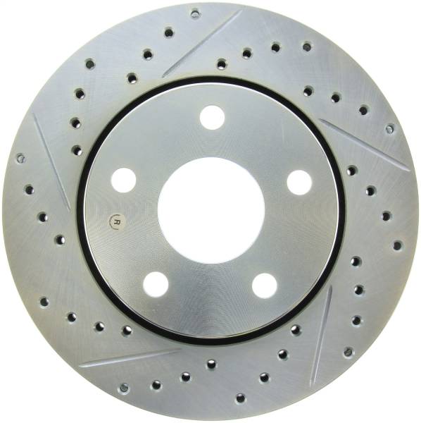 Stoptech - StopTech Select Sport Drilled and Slotted Brake Rotor Front Right 227.67068R