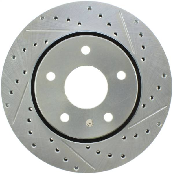 StopTech - StopTech Select Sport Drilled and Slotted Brake Rotor Front Left 227.67069L