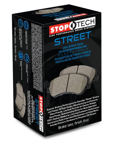 StopTech - StopTech Street Brake Pads with Shims and Hardware