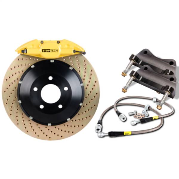 StopTech - StopTech Big Brake Kit; Yellow Caliper; Slotted Two-Piece Rotor; Front