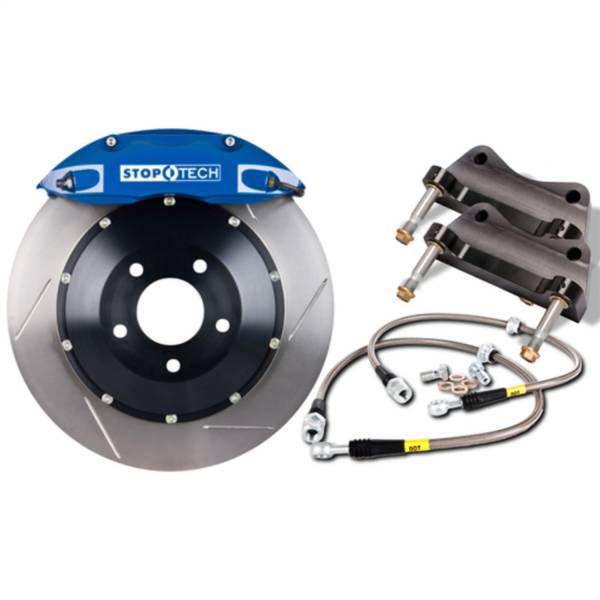 Stoptech - StopTech Big Brake Kit Blue Caliper Slotted Two-Piece Rotor Front 83.646.6700.21