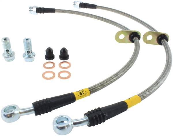 Stoptech - StopTech 04-08 Acura TSX / 03-07 Honda Accord Front SS Brake Lines - 950.40005