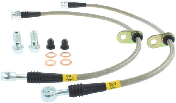 Stoptech - StopTech 09 Acura TSX / 08 Honda EX/EX-L / 09 Accord Coupe & Sedan Stainless Steel Front Brake Lines - 950.40013