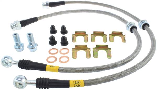 Stoptech - StopTech Evo 8 & 9 Stainless Steel Front Brake lines - 950.46005