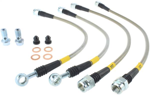 StopTech - StopTech Stainless Steel Brake Line Kit 950.66502