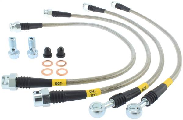 StopTech - StopTech Stainless Steel Brake Line Kit 950.66504