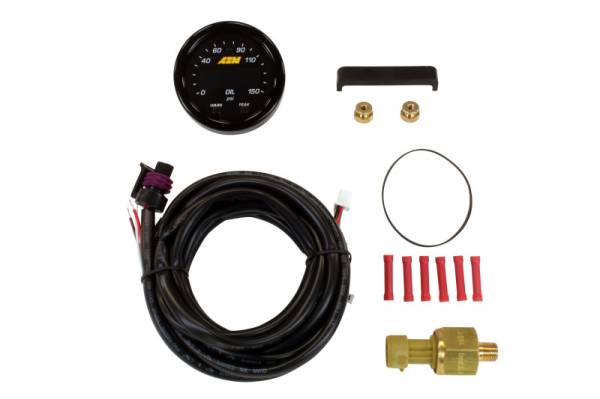 AEM - AEM X-Series 0-150 Oil Pressure Gauge Kit