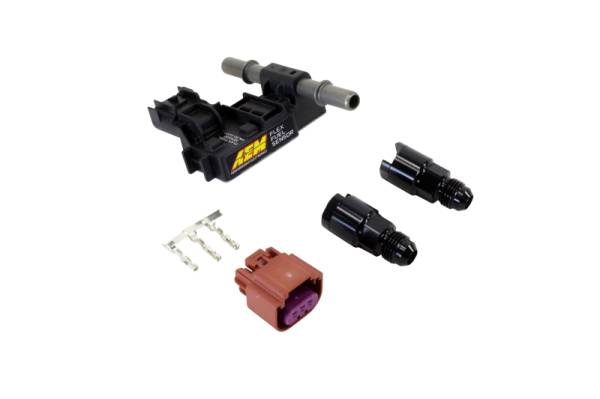 AEM - AEM Ethanol Content Flex Fuel Sensor w/ -6AN fittings Kit