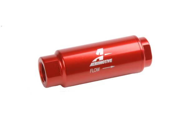 Aeromotive - Aeromotive SS Series In-Line Fuel Filter - 3/8in NPT - 40 Micron Fabric Element