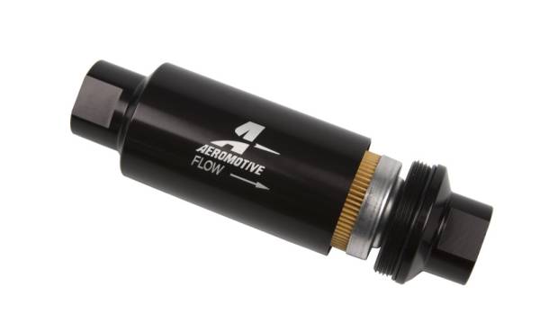 Aeromotive - Aeromotive In-Line Filter - AN-10 - Black - 10 Micron