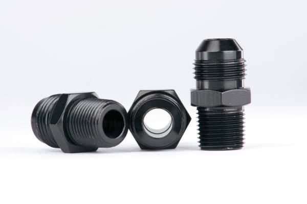 Aeromotive - Aeromotive Carb. Reg 13205 Fitting Kit (Incl. (3) 3/8in NPT to AN-08 fittings)