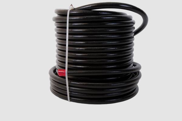 Aeromotive - Aeromotive PTFE SS Braided Fuel Hose - Black Jacketed - AN-08 x 4ft