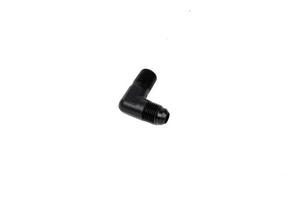 Aeromotive - Aeromotive Fitting Elbow 1/4in-MNPT to AN-06 90-Deg Black