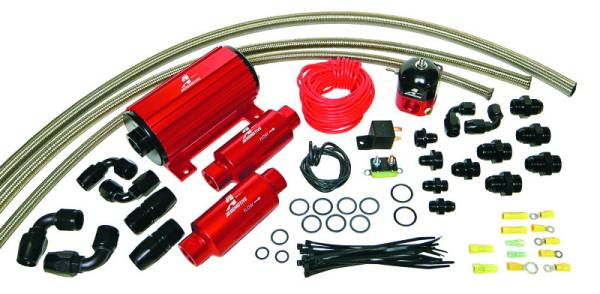 Aeromotive - Aeromotive A1000 Carbureted Fuel System Complete (Inc 11101 Pump/13204 Reg/Filters/Hose/Etc.)