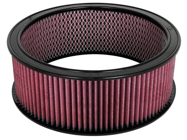 aFe - aFe MagnumFLOW Air Filters Round Racing P5R A/F RR P5R 14OD x 12ID x 5H E/M (Blk/Red)