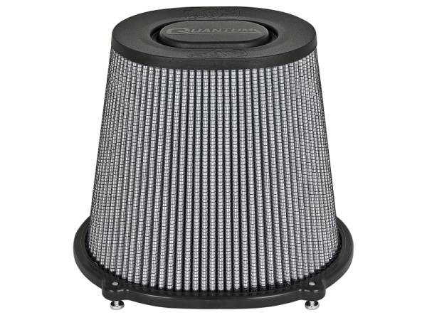 aFe - aFe Quantum Intake Pro DRY S Universal Air Filter F-5in. / B-(10x8.75) / T-(6.75x0.5) / H-8in.