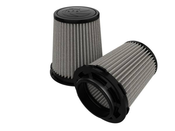 aFe - aFe MagnumFLOW Pro Dry S Air Filter 4in F x 6in B MT2 x 4-3/4 T x 7in H (Inverted)