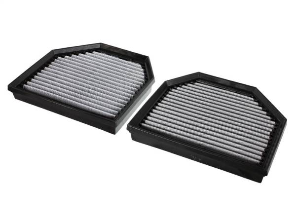 aFe - aFe MagnumFLOW OEM Replacement Air Filter PRO Dry S 2015 BMW M3/M4 (F80/F82) 3.0L S55 (tt) Qty. 2