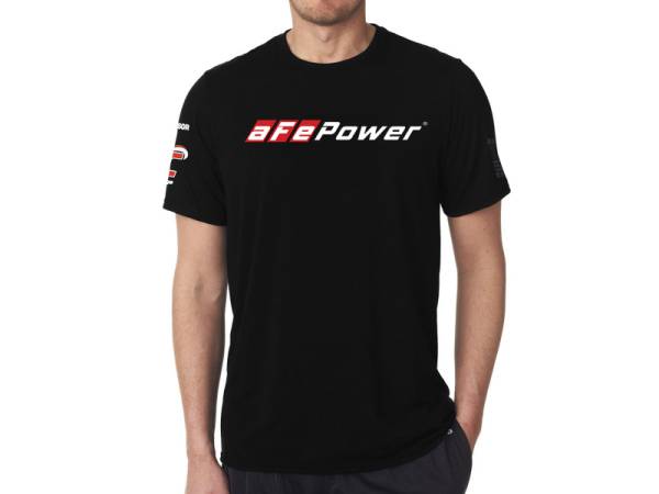 aFe - aFe POWER Short Sleeve Motorsport T-Shirt Black L