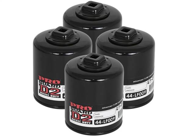 aFe - aFe Pro GUARD D2 Oil Filter 03-06 GM Trucks V8 4.8L/5.3L/6.0L (4 Pack)