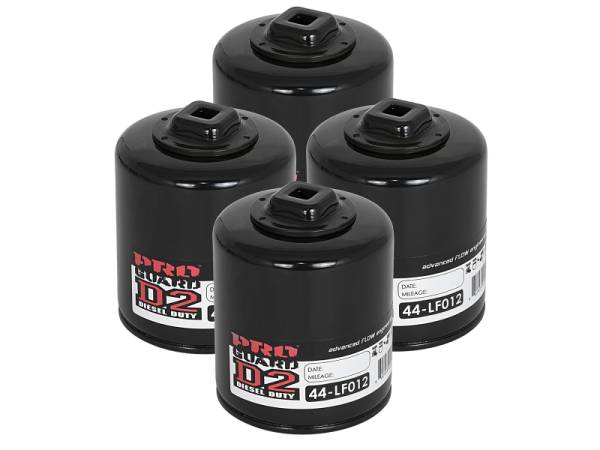 aFe - aFe Pro GUARD D2 Oil Filter 07-14 GM Trucks V8 4.8L/5.3L/6.0L/6.2L (4 Pack)