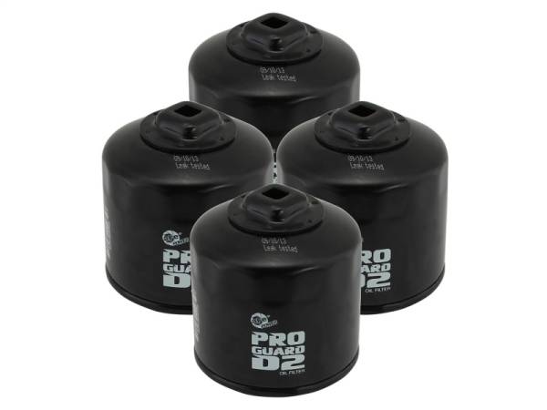 aFe - aFe Pro GUARD D2 Oil Filter 13-17 Scion FR-S / Subaru BRZ H4-2.0L (4 Pack)