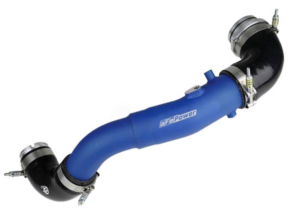 aFe - aFe 20-21 BMW Z4 M40i (G29) L6-3.0L (t) B58 BladeRunner 2-1/2in to 3in  Hot-Side Charge Pipe - Blue