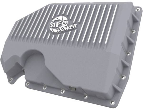 aFe - aFe 05-19 VW 1.8L/2.0L w/o Oil Sensor Engine Oil Pan Raw POWER Street Series w/ Machined Fins