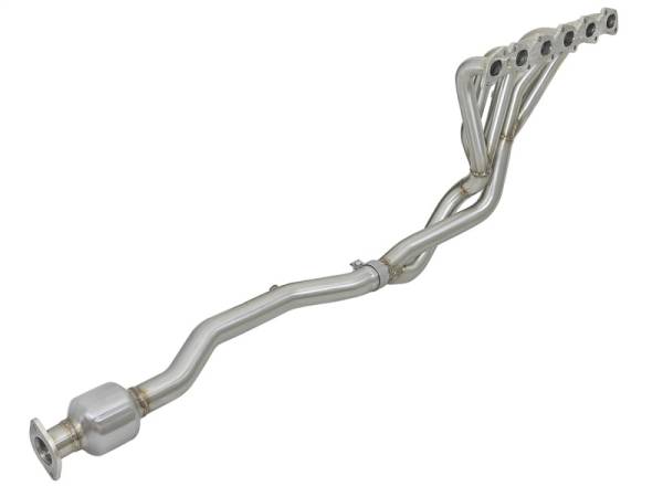 aFe - aFe Twisted Steel Long Tube Header/Connection Pipes Street Series 01-16 Nissan Patrol (Y61) V8 4.8L