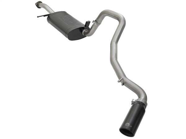 aFe - aFe MACHForce XP 2-1/2in 304 SS Cat Back Exhaust w/ Black Tips 2001-2016 Nissan Patrol (Y61) 4.8L