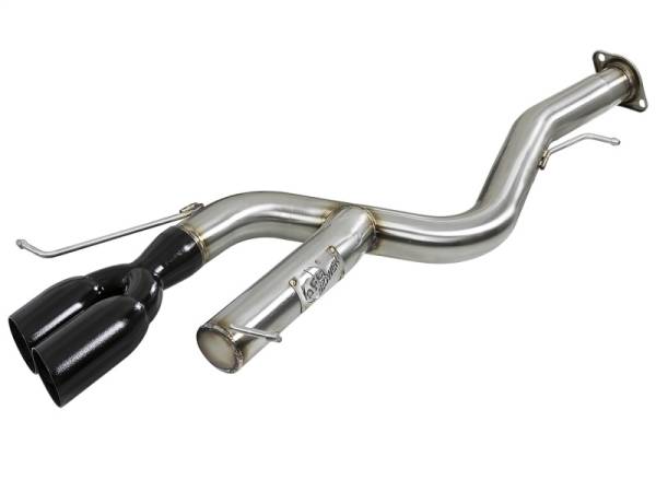 aFe - aFe MACHForce XP 08-13 BMW 135i L6-2.0L N54/N55 3in. 304 SS Axle-Back Exhaust w/Black Tips