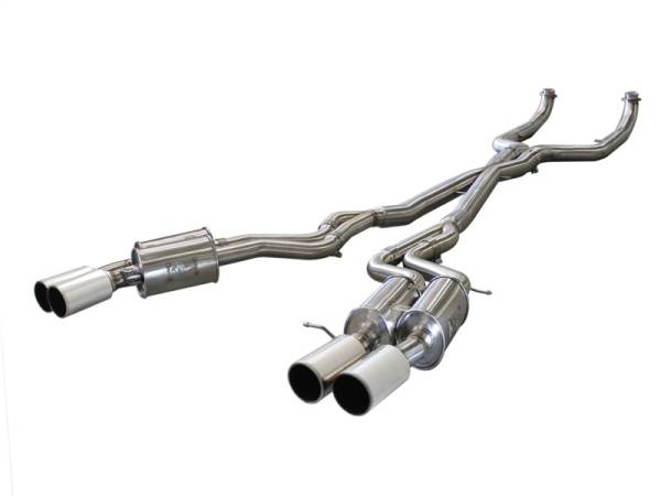 aFe - aFe MACHForce XP Exhaust 304SS Cat-Back w/ Polished Tips 12-13 BMW M5 (F10) V8 4.4L (tt)