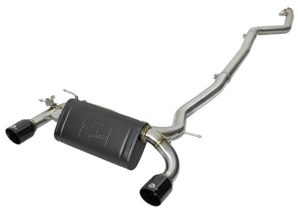 aFe - aFe MACHForce XP Exhausts Cat-Back SS 16-17 BMW 340i/iX 440i/iX (F3X) L6-3.0L (B58) w/Black Tips