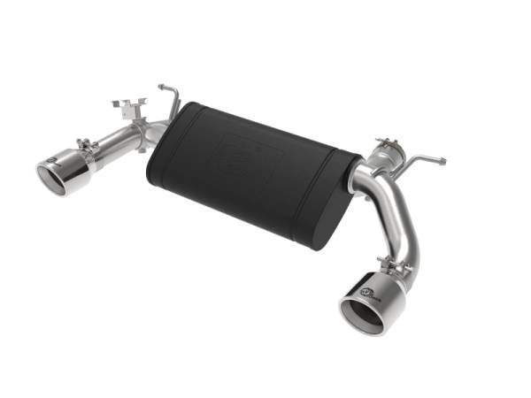 aFe - aFe MACHForce XP 3in to 2.5in 304 SS Axle-Back Exhaust w/ Polished Tips 14-16 BMW M235i