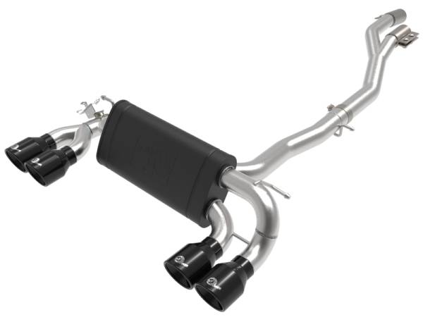 aFe - aFe MACHForce XP Exhausts Cat-Back SS 19-21 BMW M2 Competition L6-3.0L w/Black Tips