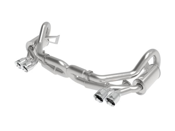 aFe - aFe MACHForce XP 12-16 Porsche 911 Carrera H6-3.8L SS-304 Cat-Back Exhaust w/ Polished Quad Tips