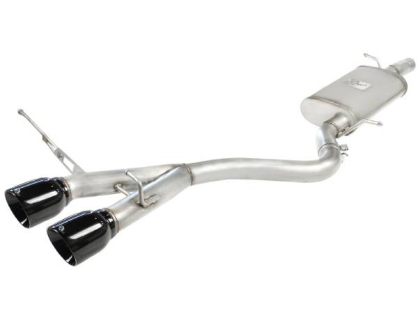 aFe - aFe MACHForce XP Exhaust 304SS Cat-Back w/ BlackTips 2008 VW Golf R32 V5 3.2L