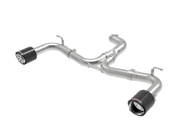 aFe - aFe 18-20 VW GTI (MK7.5) 2.0L MACH Force-Xp 3in to 2.5in 304 SS Axle-Back Exhaust System- Carb. Tips - 49-36421-C