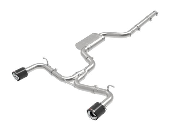 aFe - aFe MACHForce XP 3in-2.5in SS Exhaust Cat-Back 18-19 Volkswagen GTI (MK7.5) L4-2.0L (t) - Carbon