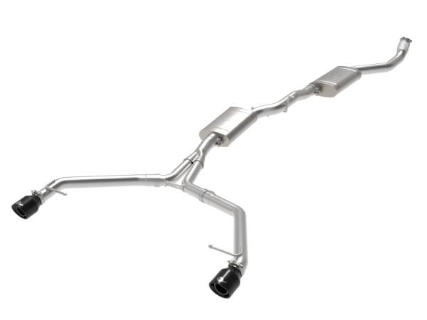 aFe - afe MACH Force-Xp 13-16 Audi Allroad L4 SS Cat-Back Exhaust w/Black Tips