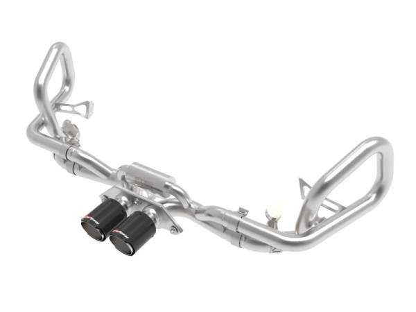 aFe - aFe 14-16 Porsche 911 GT3 991.1 H6 3.8L MACH Force-Xp 304 SS Cat-Back Exhaust System w/ Carbon Tips