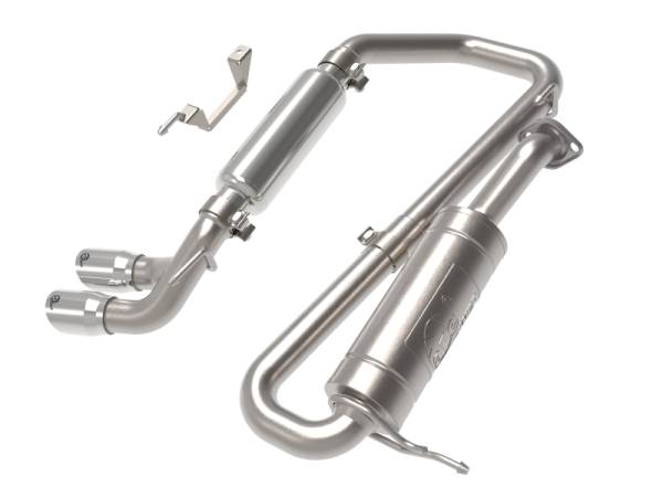 aFe - aFe 18-21 Suzuki Jimny Takeda 2-1/4in. 304 SS Cat-Back Exhaust w/ Polished Tip