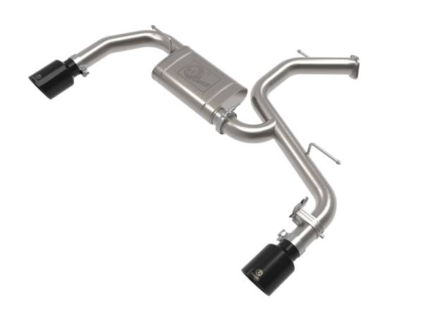 aFe - aFe Takeda Hyundai Elantra N 22-23 L4-2.0L (t) 3in SS Axle-Back Exhaust System w/ Black Tips