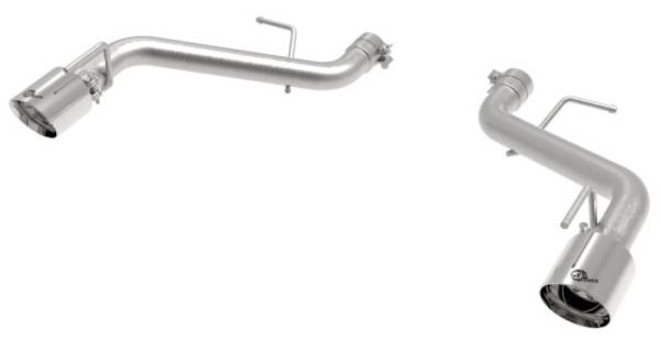 aFe - aFe POWER MACH Force-Xp 2.5in Axle-Back Exhaust System 16-20 Chevrolet Camaro SS V8 6.2L - Polished