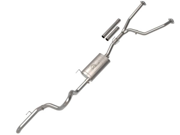 aFe - aFe 2022 Toyota Tundra V6-3.5L (tt) Apollo GT Series Hi-Tuck 2.5in to 3in 409 SS Cat-Back Exhaust