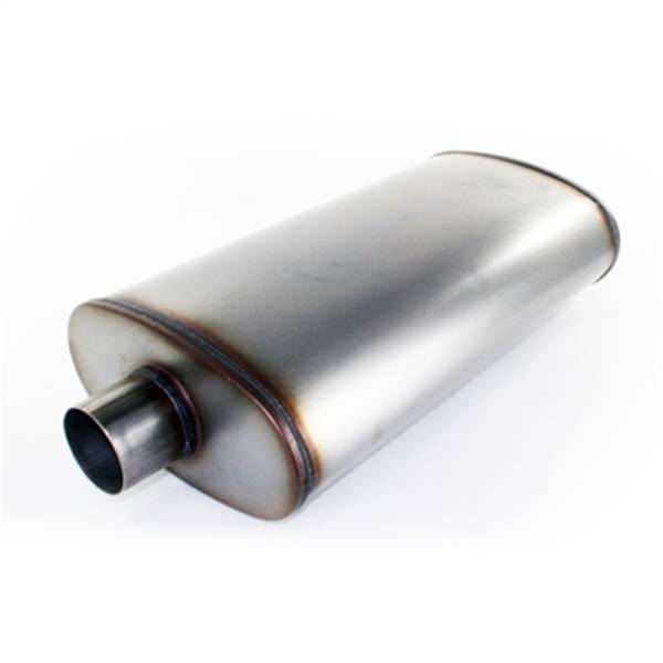 aFe - aFe MACHForce XP Exhausts Mufflers SS-409 EXH Muffler 3In/Out 5x11 Body Brushed